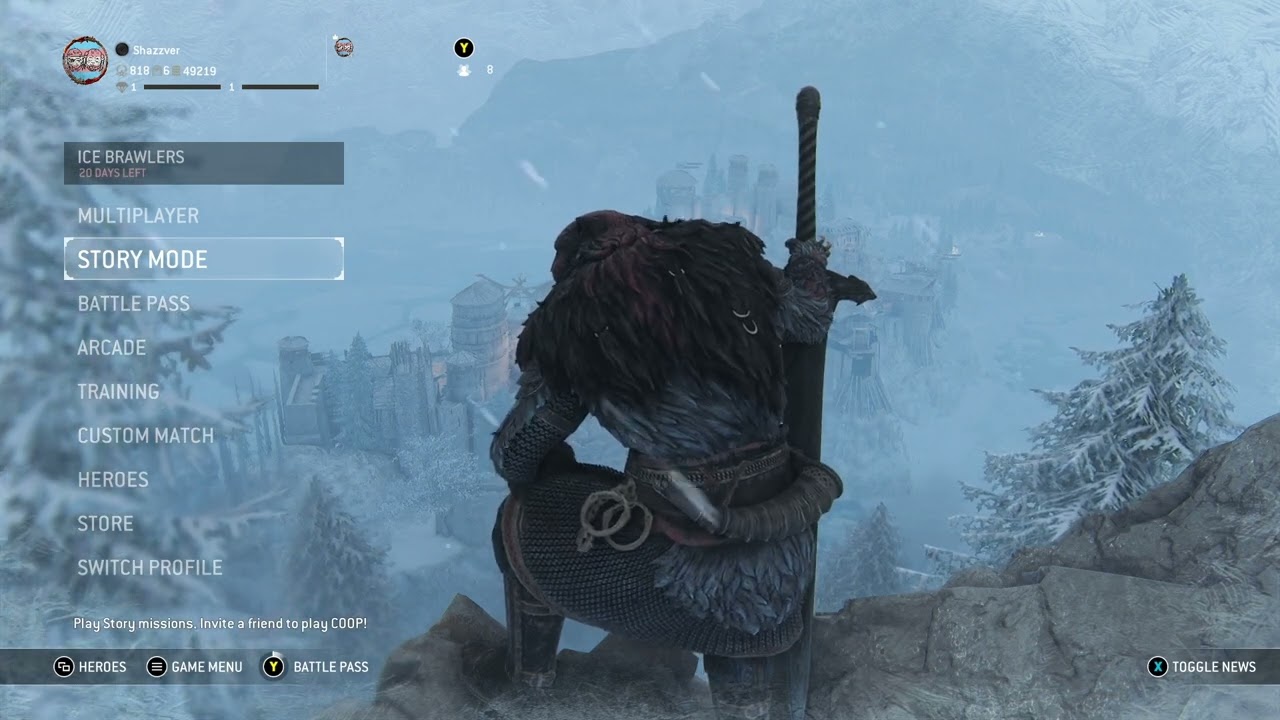 For Honor Year 7 Season 4: Treachery Maddox Main Menu Animation [Archive]