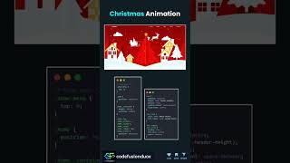 Christmas Animation  #frontend #backend  #coding #html #css #webdesign #programming #python