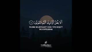 Коран Сура 83 «Обвешивающие», аяты 4-6. Чтец: Ахмад Риджал