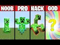 CREEPER MUTANT EVOLUTION! NOOB vs PRO vs HACKER vs GOD in Minecraft Animation