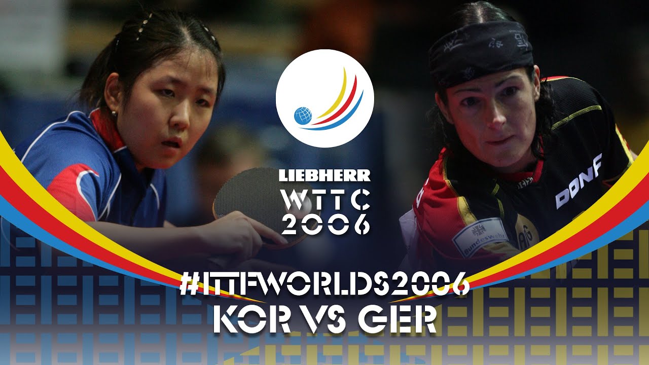 Park Mi Young vs Nicole Struse | 2006 World Table Tennis Championships