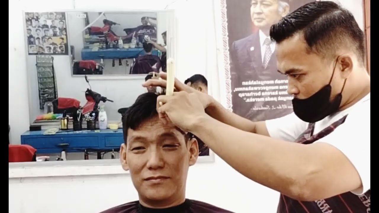 Cukur model Two block BG,,, ok BG,, kita gaskeun...💪💪💪💪