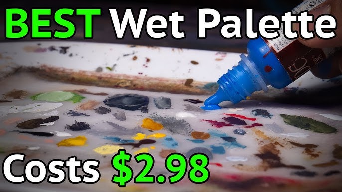 DIY Wet Pallet for painting #painting #DIY #miniature