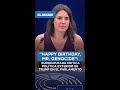 Eurodiputada le canta el "feliz cumpleaños" a Trump y lo llama "Mr. Genocide" / El diario