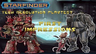 Starfinder Tech Revolution Playtest |  Mechs first impressions