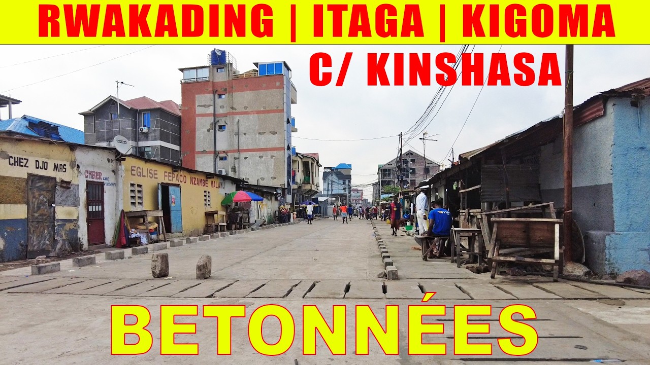 Evolution BETONNAGE Av. RWAKADING, ITAGA & KIGOMA | NGBAKA & MONGALA | KINSHASA-RDC