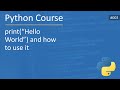 Learn Python for beginners (in Arabic) - #003 - print() - تعلم بايثون للمبتدئين