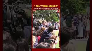Trump Responds Calmly After Assassination Attempt Q&amp;A - “I Don’t Even Think About It”