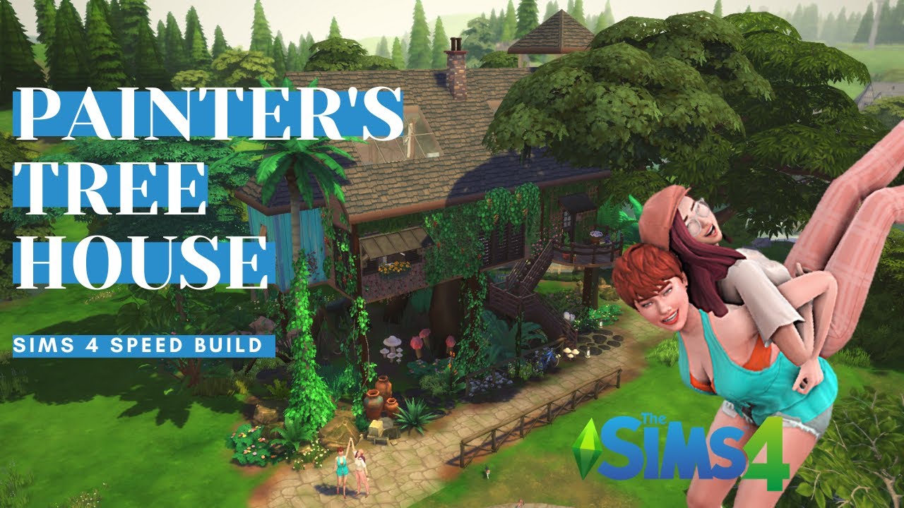 Painter's Tree House || The Sims 4 Speed Build