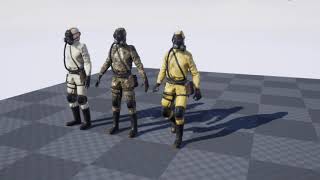Hazmat suit character rig test