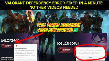 HOW TO FIX VALORANT "We couldn