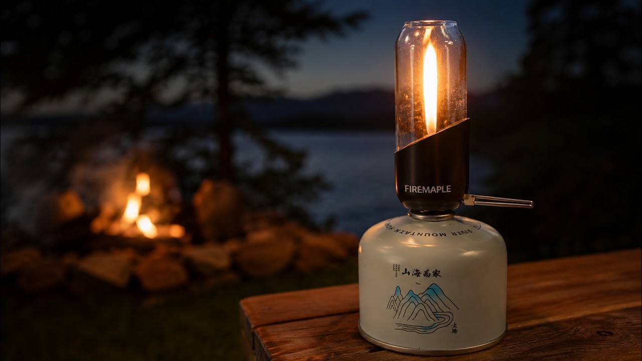 This Tiny Gas Lantern Creates the PERFECT Campsite Atmosphere