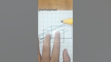 How to draw cuboid #drawing #3d #illusion #trending #shorts