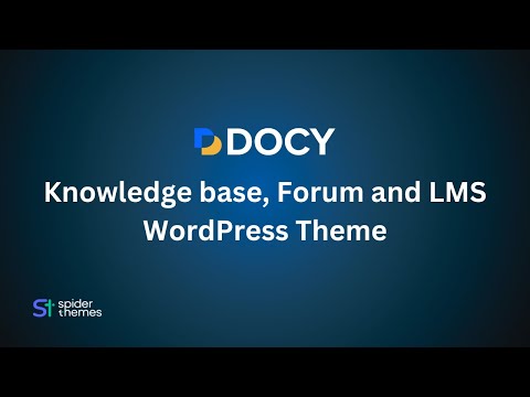 Docy 4.0 - Knowledge base, Forum and LMS WordPress Theme