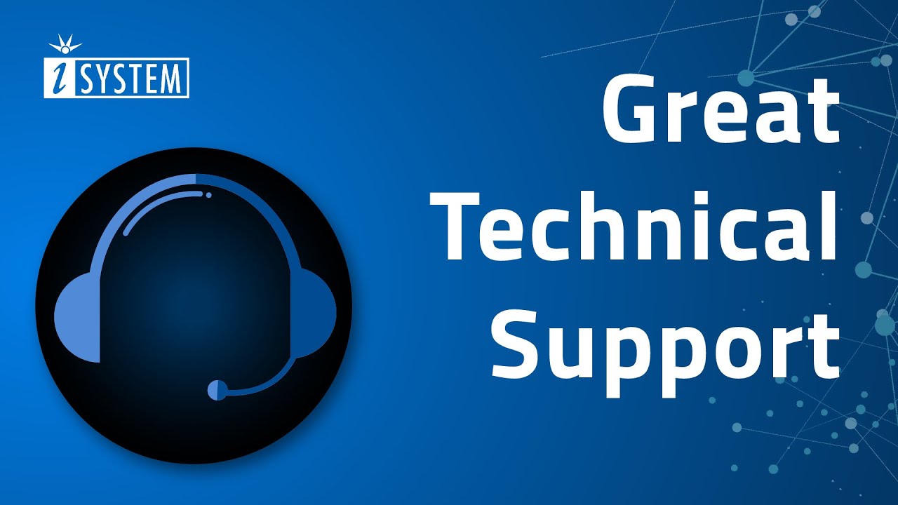Why Choose iSYSTEM? – Great Technical Support - YouTube