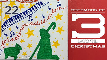 Zendoodling in my Giant #Quigtangle Zentangle Christmas Countdown Day 22