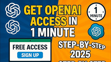 How To Get an OpenAI API Key for free in 1 minute (Step-by-Step Tutorial 2025) #OpenAI #APIKey