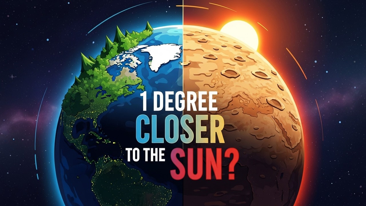 If Earth Moved 1 Degree Closer to the Sun, We'd Be Doomed