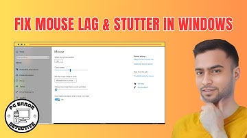 How To Fix Mouse Lag & Stutter In Windows 10 | Step-by-Step Guide