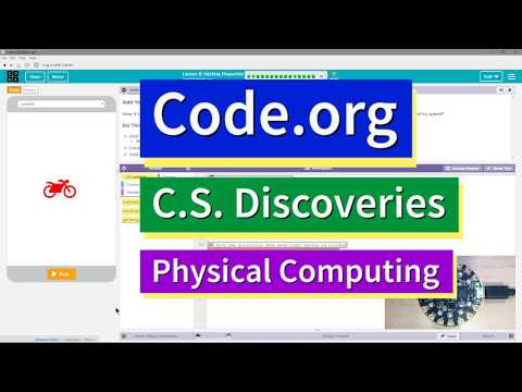 Getting Properties Lesson 6.16 Tutorial and Answer Code.org CS Discoveries Physical Computing Unit 6