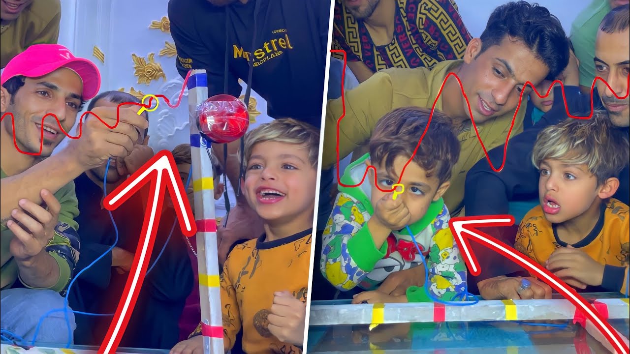 اصعب تحدي 🔥| لا تلمس السلك ⚡️🤣| يمان يريد يفوز غصب 😅