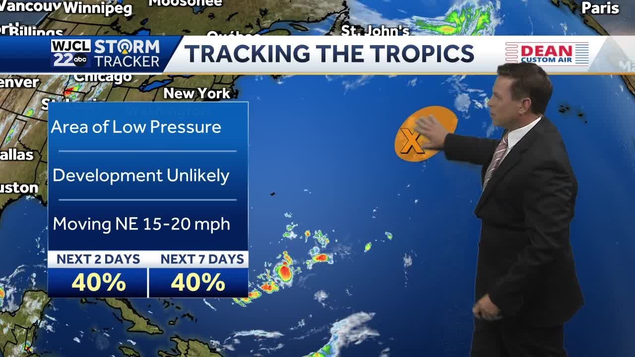 Tracking an area for possible tropical development - YouTube