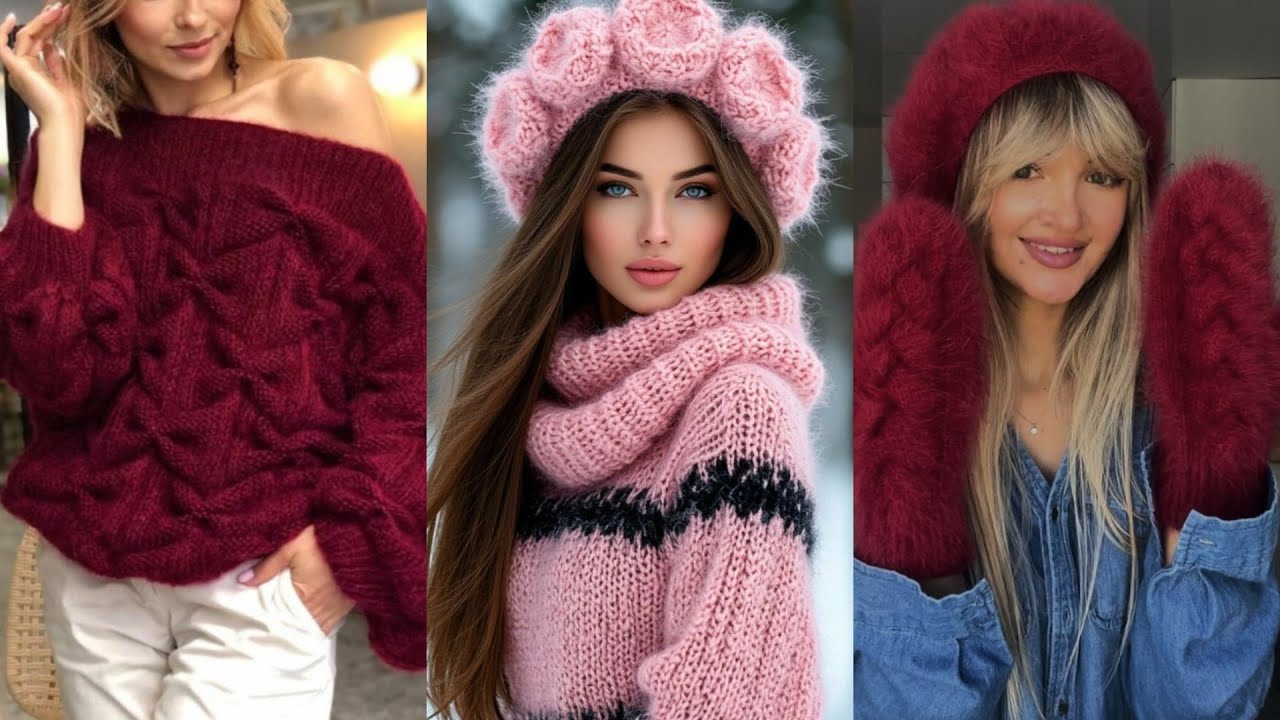 ВЯЗАНЫЕ ТРЕНДЫ 2026 В СТИЛЬНОМ ВЯЗАНОМ ГАРДЕРОБЕ❤️ МОДНЫЕ СВИТЕРЫ ПЛАТЬЯ КАРДИГАНЫ