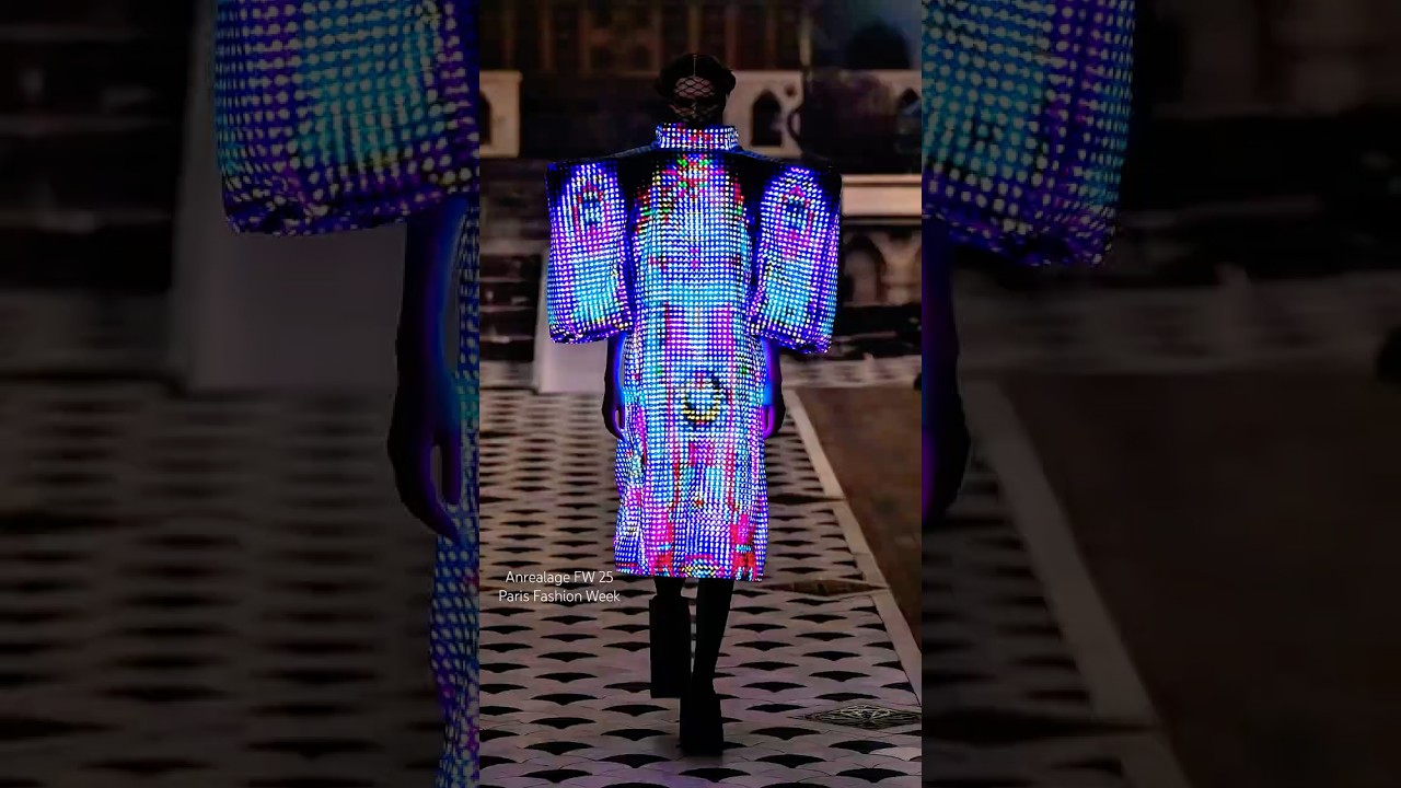 Illuminated dresses inspired by stained glass church windows💫 