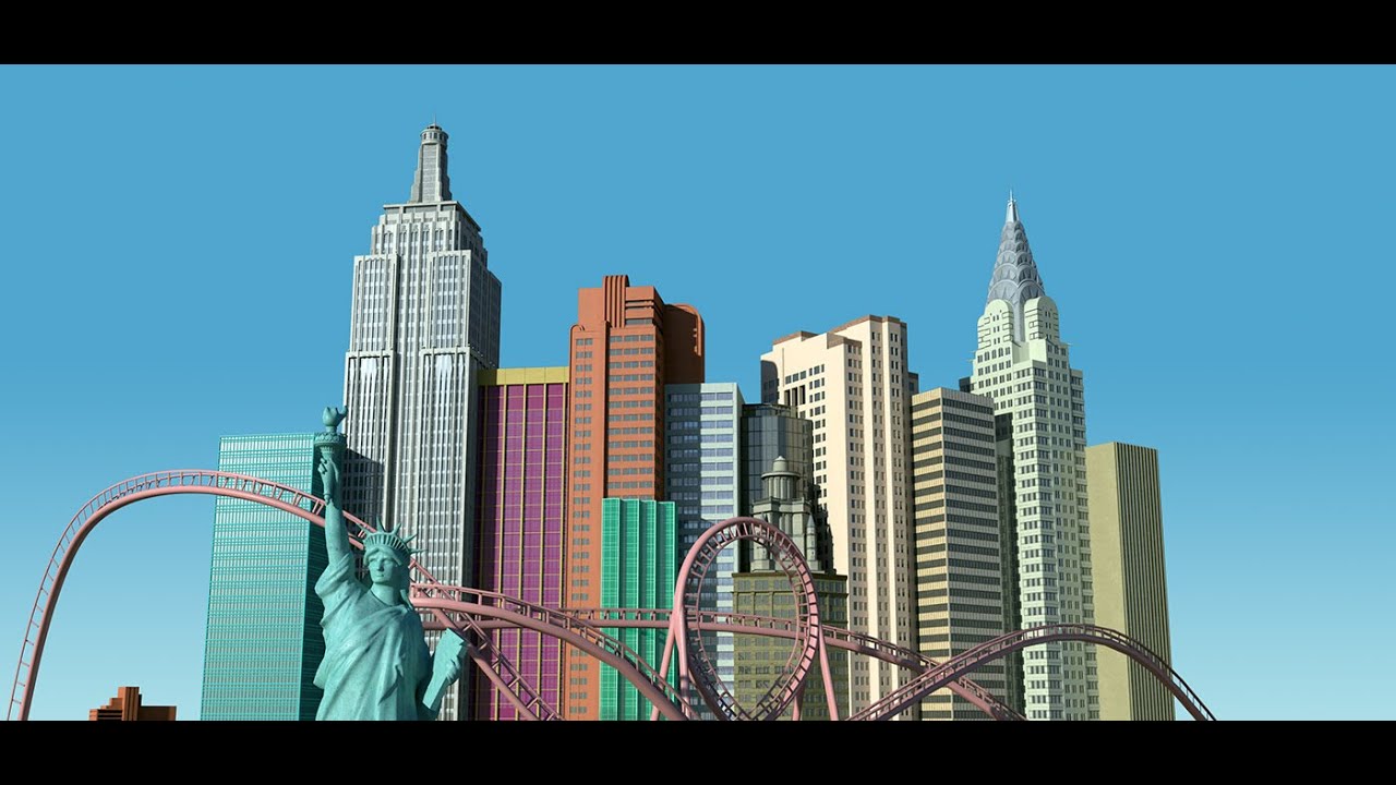 Ny Las Vegas 3d Model Youtube