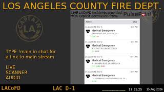 LA County Fire - Live LACoFD Scanner