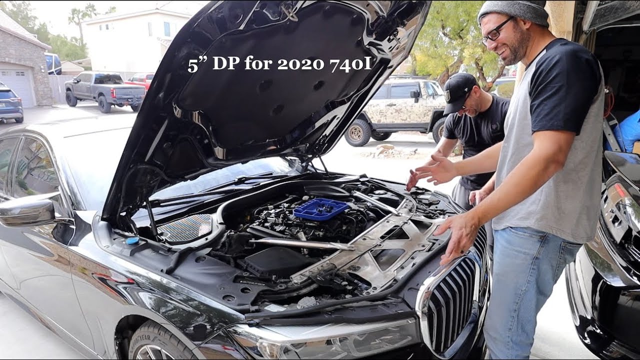Project Daily 2020 BMW 740I - 5" Catless Downpipe 