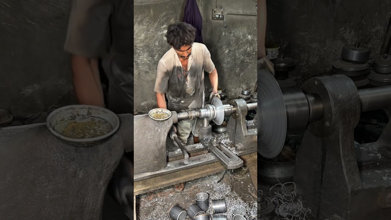 Turning Aluminium Sheet into Classic Mug 