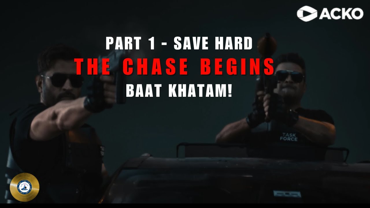 The Chase Begins | Featuring MS Dhoni with R. Madhavan & Viraj Ghelani | Acko AD | Part 1
