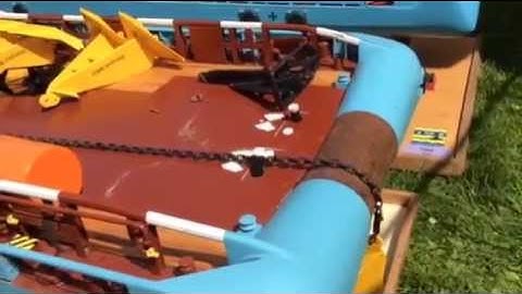 Pulling a stevpris MK5 anchor on deck Maersk Master,