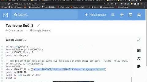 SQL Tutorial 4: SQL với Subquery, Case-When, With