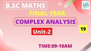 Complex Integration | lect -19 | Analytic Function | UNIT-2 | Complex | B.Sc Final Year