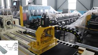 Zhongtuo Omega Profile Light Keel Roll Forming Machine | Automatic Stacking & Packing System