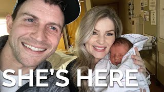 SHE'S HERE!!! - Our Birth Story