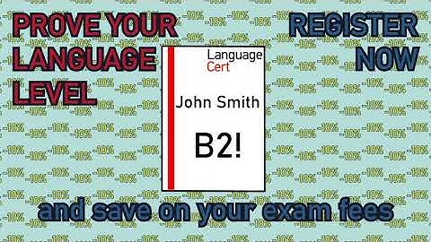 LanguageCert ESOL - certify your language skills!