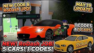 CLAIM BEFORE EXPIRED! ⏳ 1 NEW CODE + NEW RoDash DELIVERY JOB! | Rensselaer County ROBLOX [19 MAY]