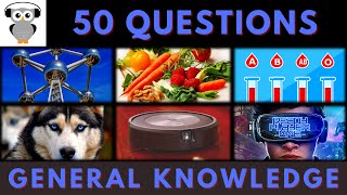 General Knowledge Quiz Trivia | 50 Questions | Do You Know | Pub Quiz #quiz #trivia