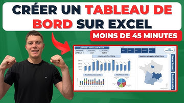 Comment créer un TABLEAU DE BORD interactif sur EXCEL en moins de 45 minutes ? Modèle 🎁