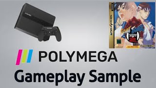 Polymega Saturn Street Fighter Zero 2 Gameplay