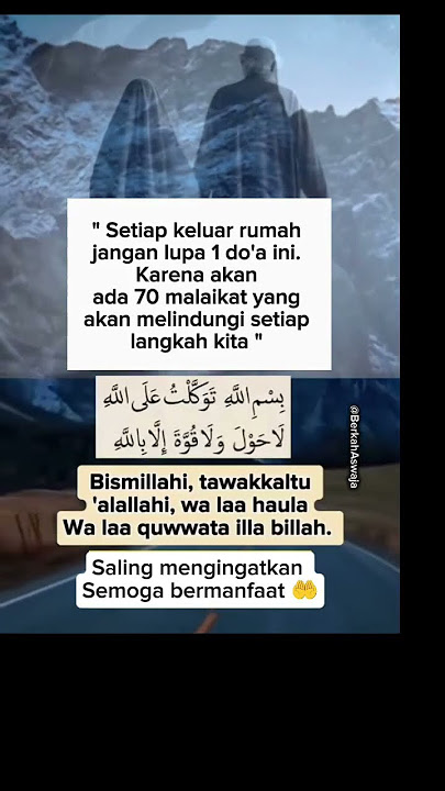 Doa Ini Bikin 70 Malaikat Menjagamu! #doamustajab #shorts