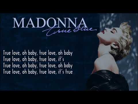 True Blue - Madonna (Lyrics)