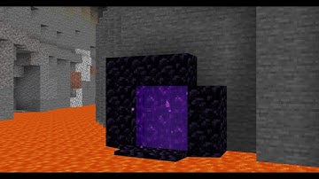 Cave Wall Nether Portal
