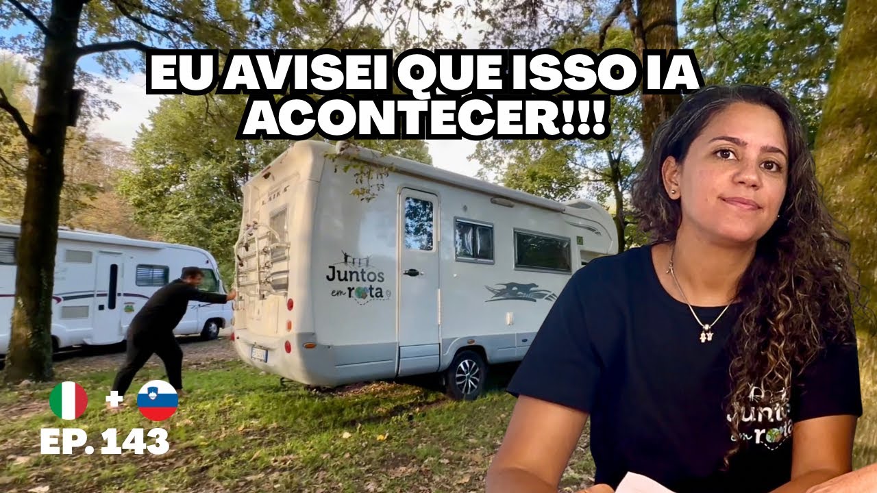 ATOLAMOS o motorhome, Encontramos Brazucas e entramos em UM PAÍS NOVO- motorhome em família