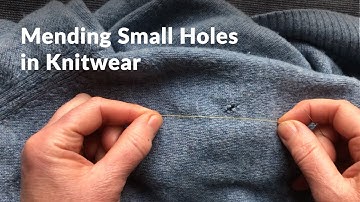 How to Mend Holes in Knitwear