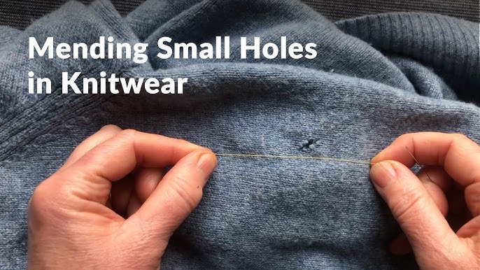 This is how you fix little holes in your clothes! You can also use sti, stitch witchery