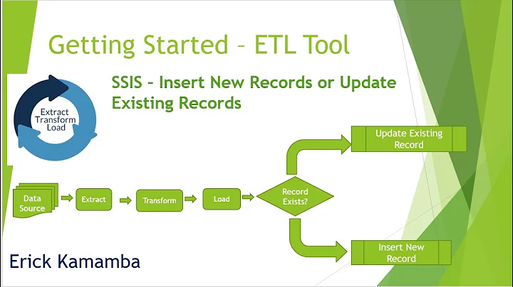 16 - SSIS : Load data like an Expert (Update Existing Records and Insert New Records)